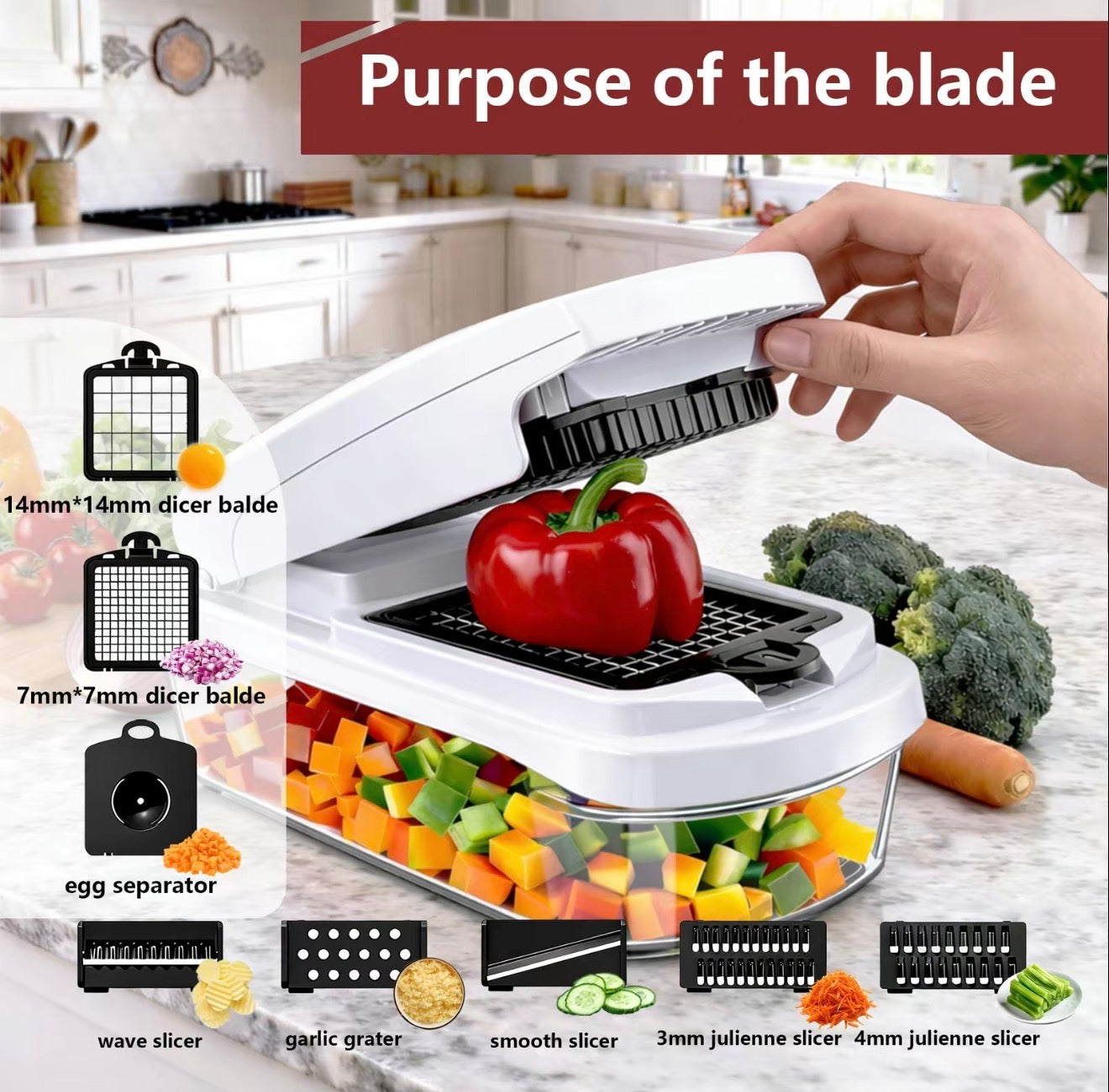 MultiChop 15-in-1 Vegetable Chopper