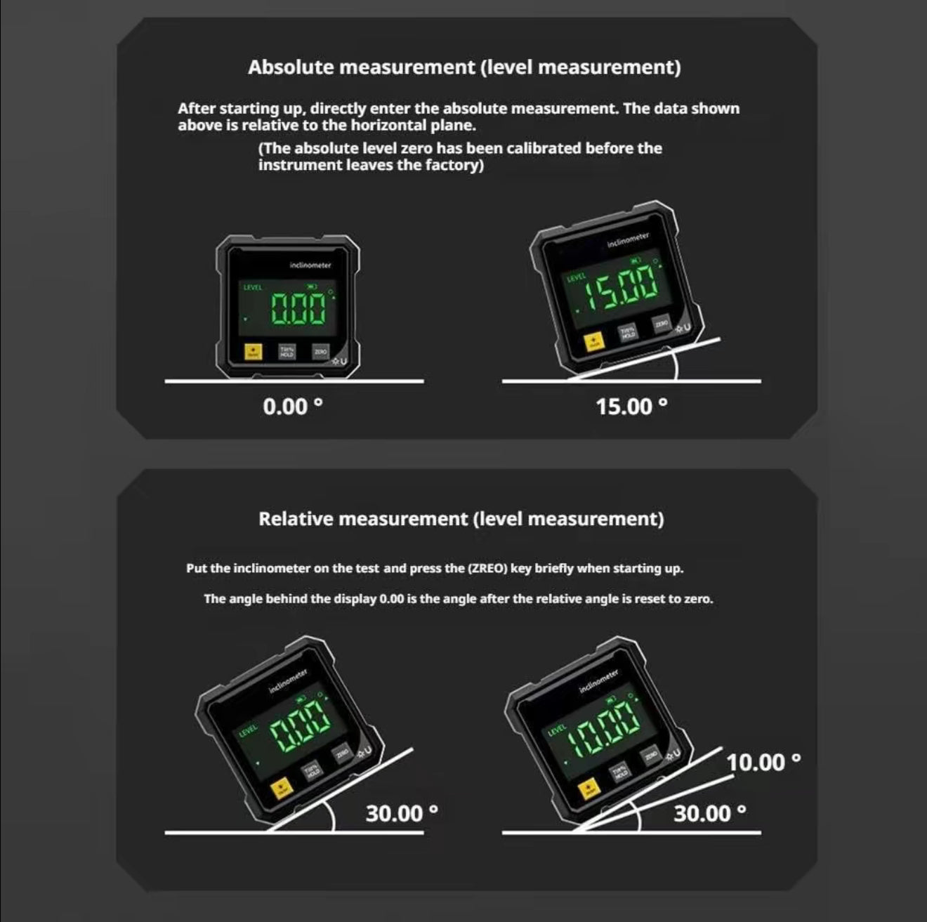 MagnaLaser Digital Angle Meter