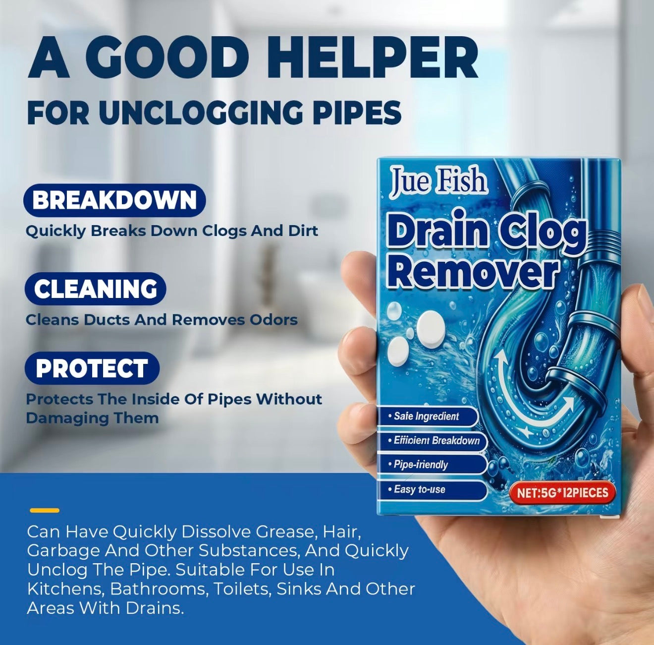DrainClear Effervescent Tablets
