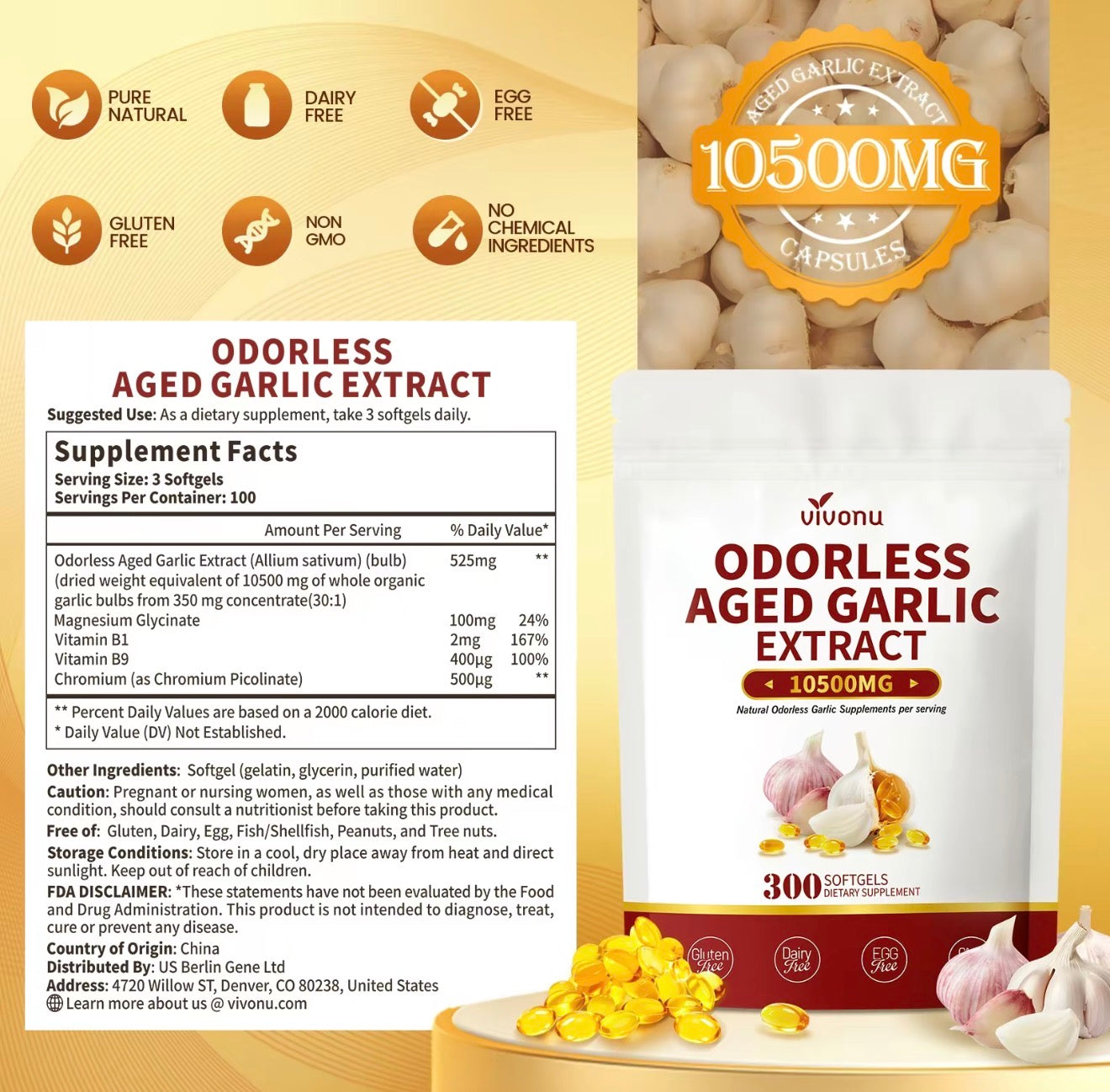 GarlicMax Aged Extract Softgels