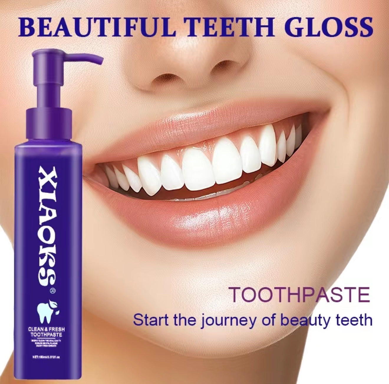 FreshMint Purple Clean Toothpaste