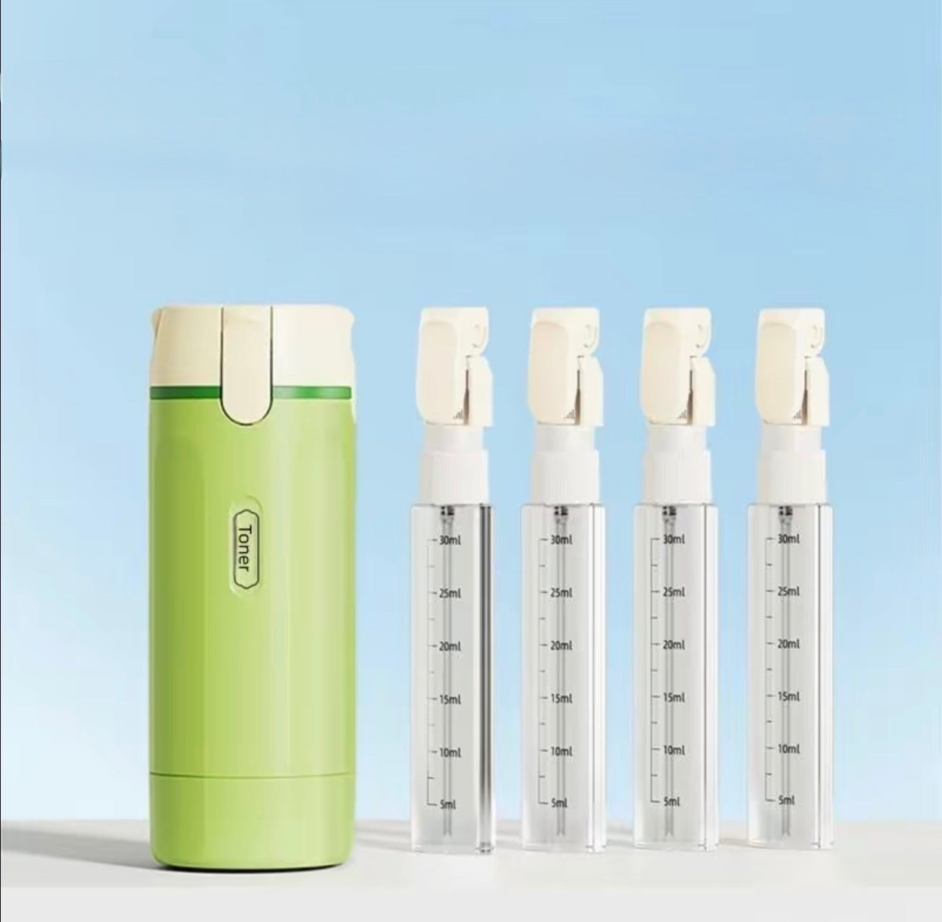 TravelFlow Toiletry Dispenser Bottle