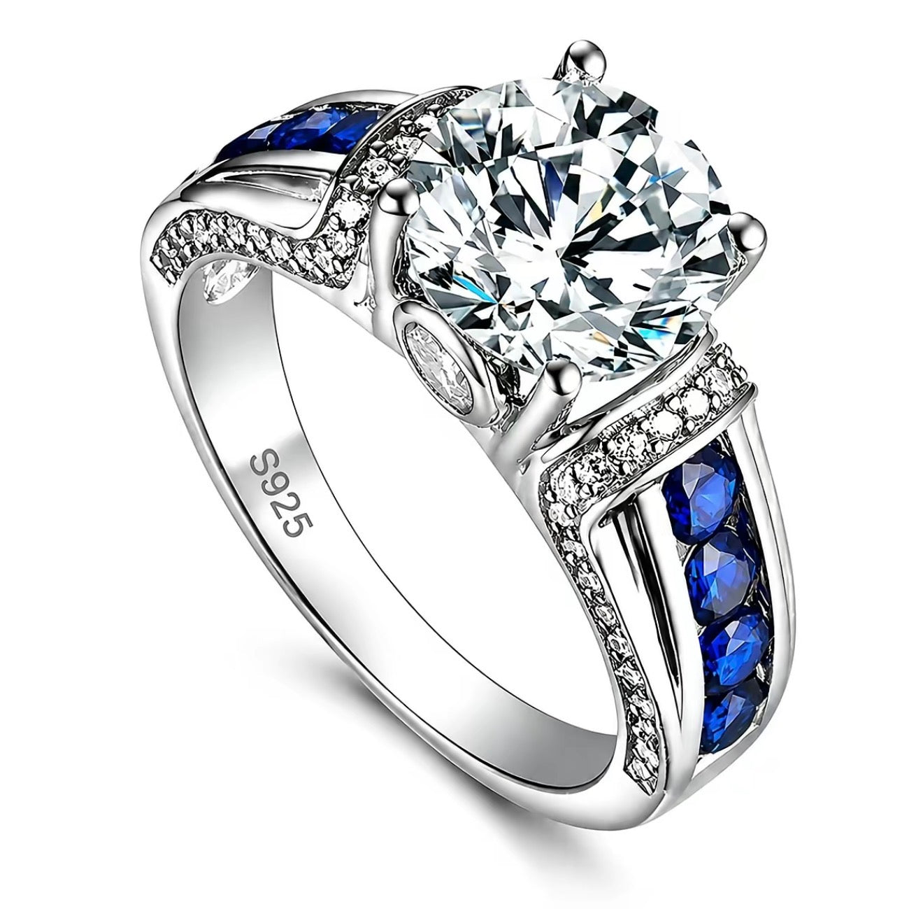 SapphireGlow Ring