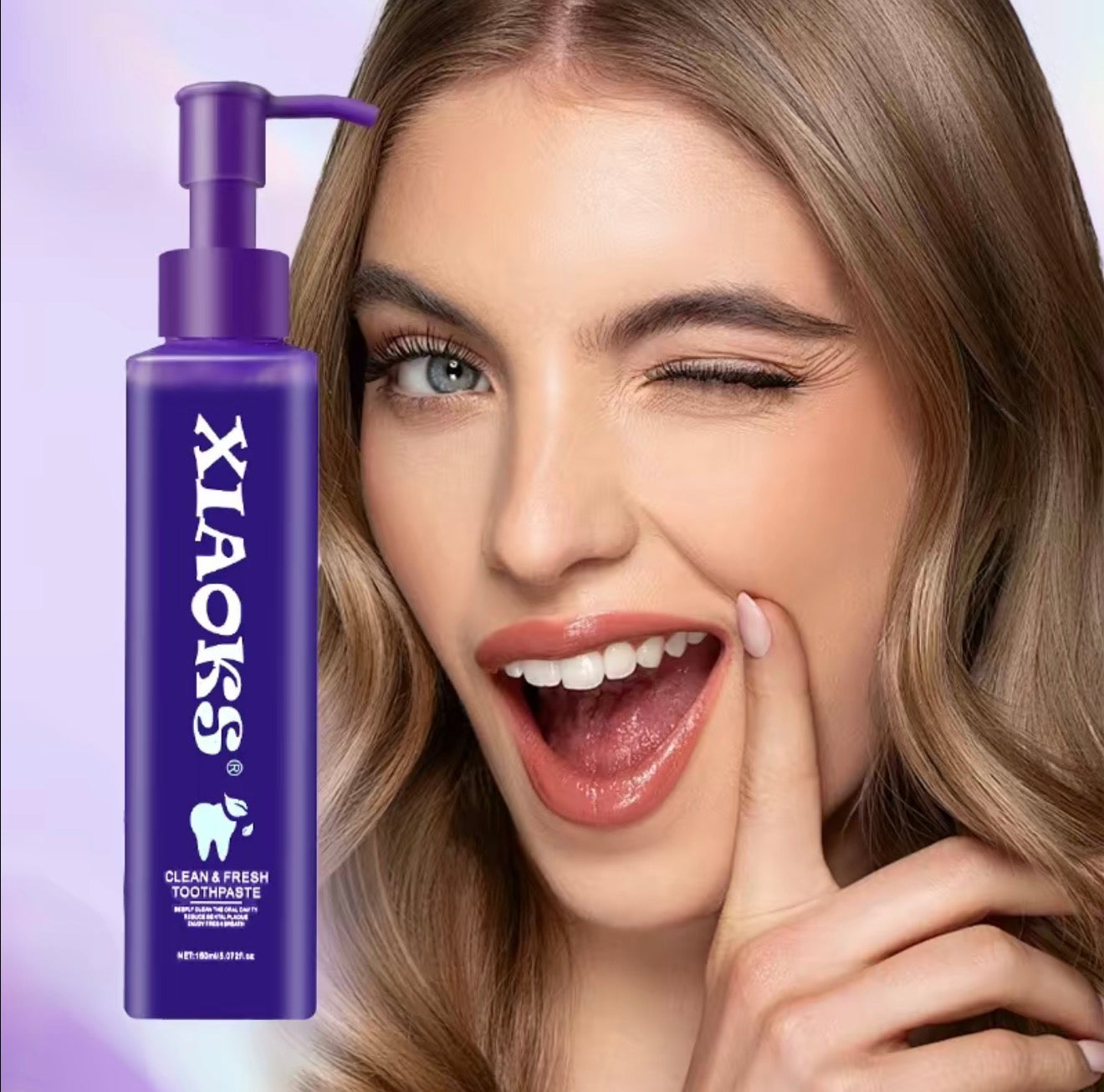 FreshMint Purple Clean Toothpaste