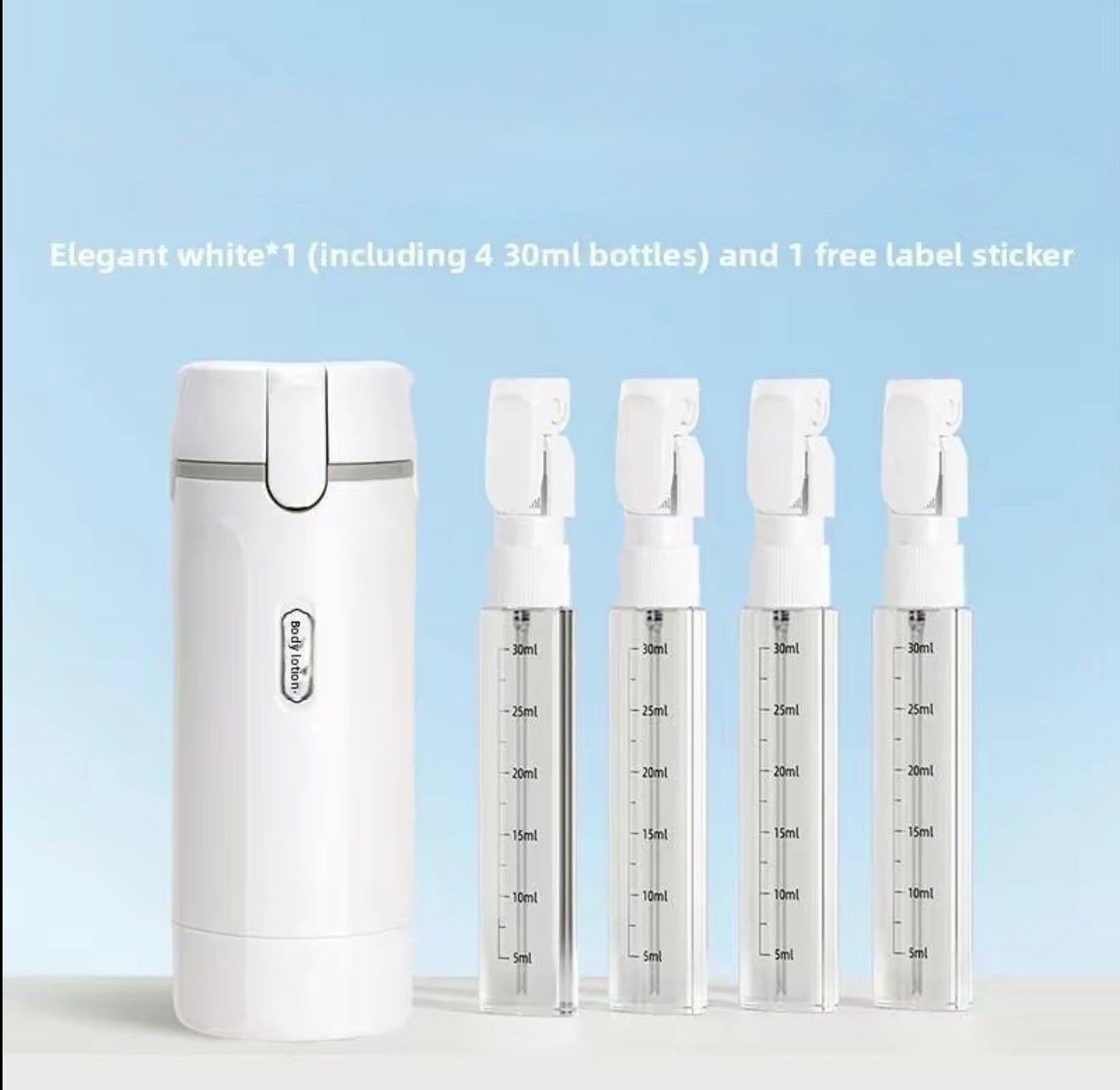 TravelFlow Toiletry Dispenser Bottle