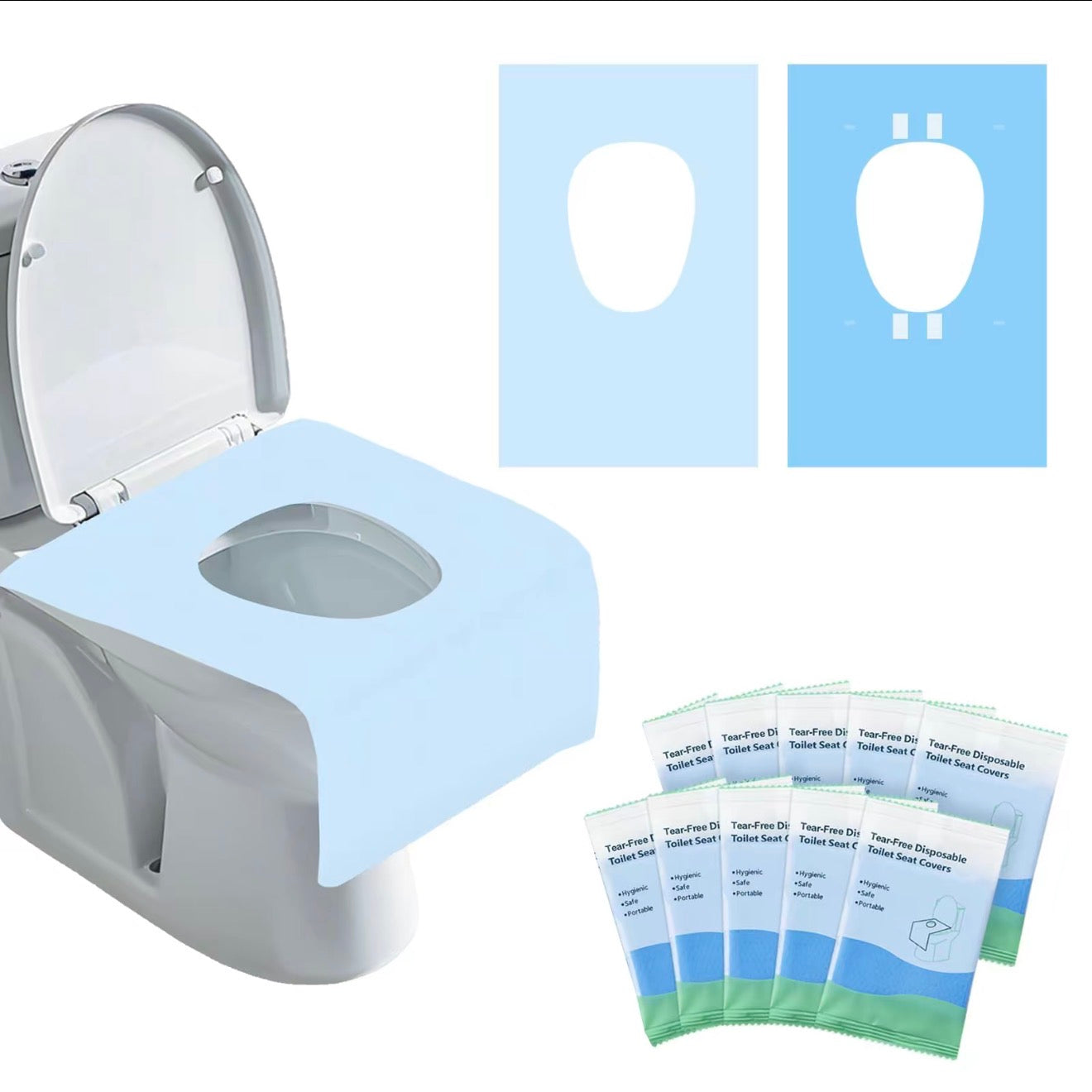 SafeSit Disposable Toilet Seat Covers