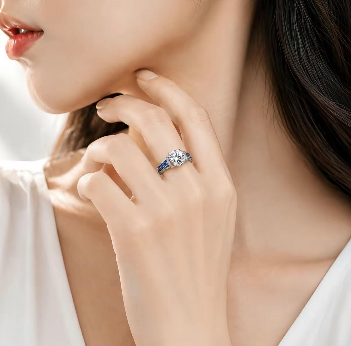 SapphireGlow Ring