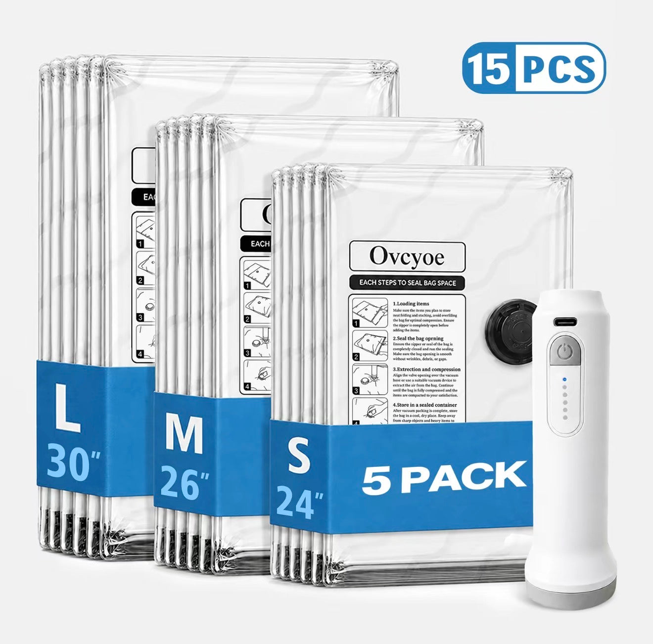 PackSeal Travel Bag Set
