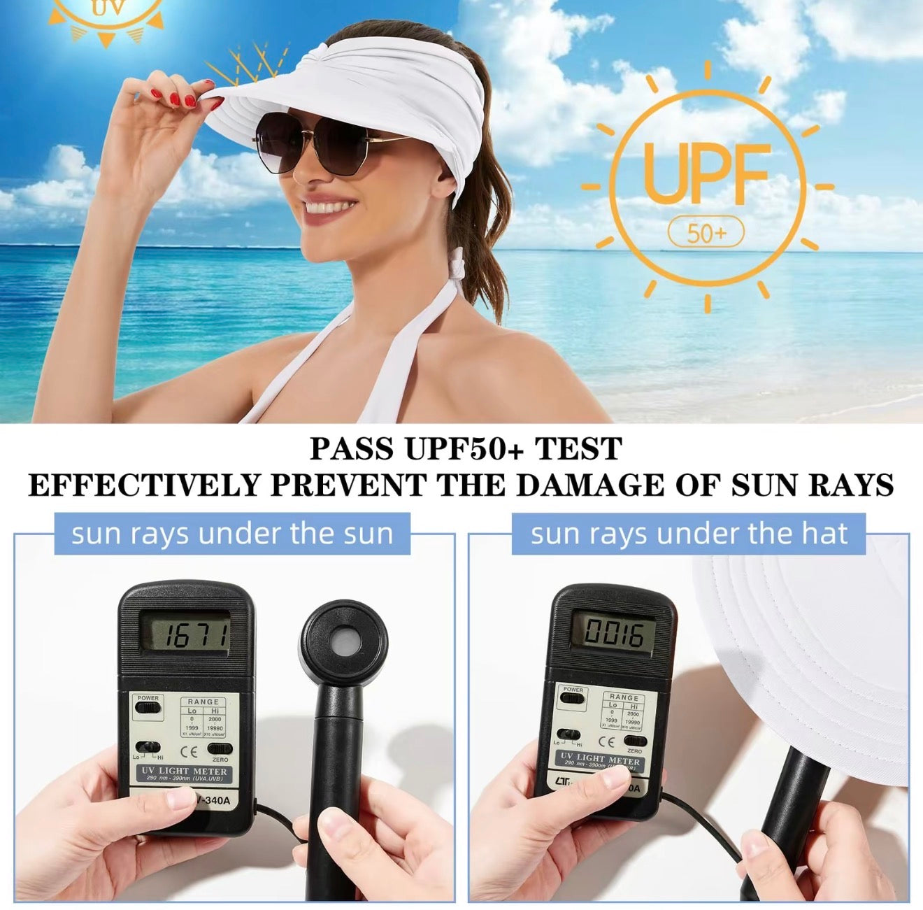 SunGlow Ponytail Hat