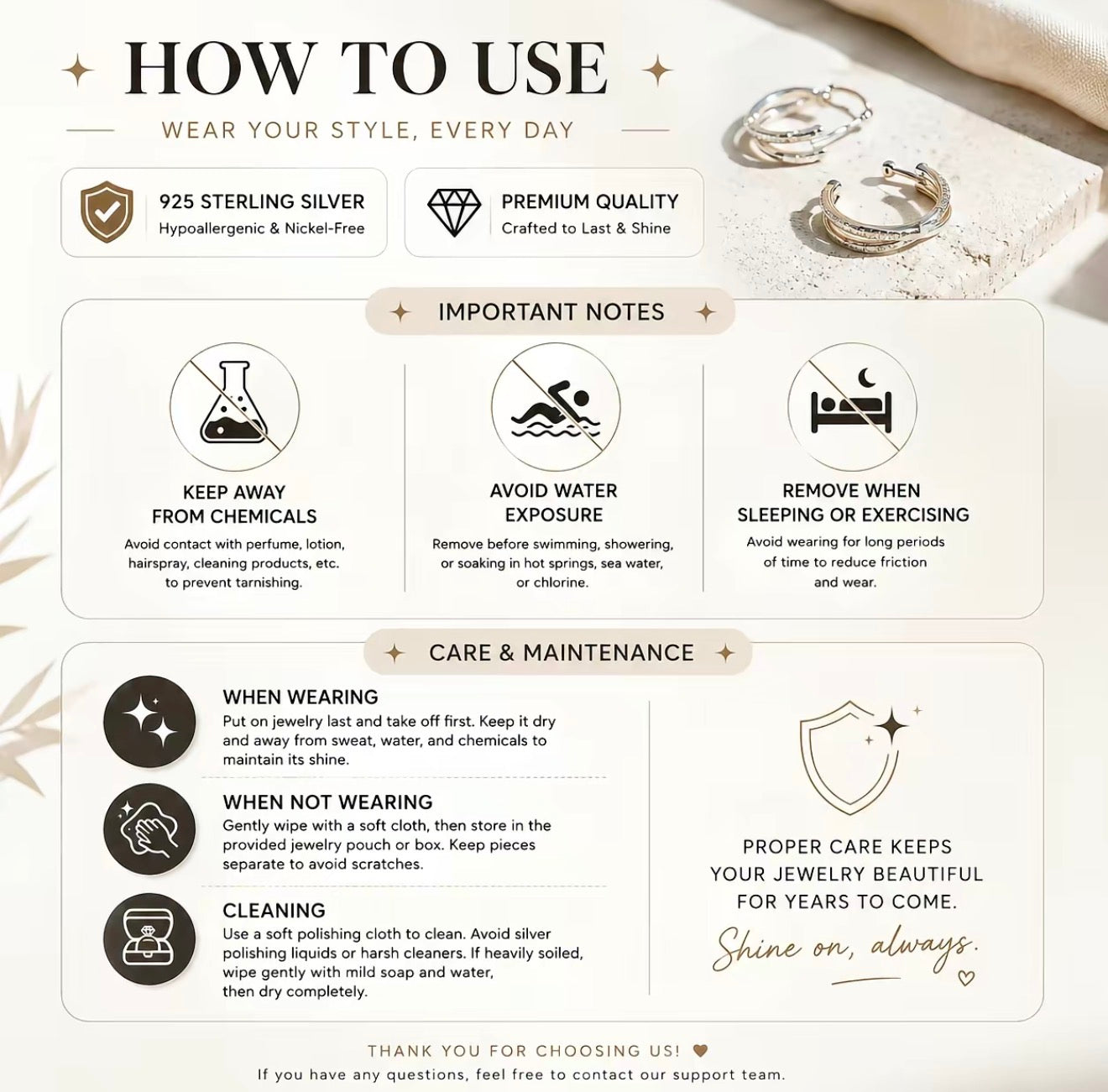 SapphireGlow Ring