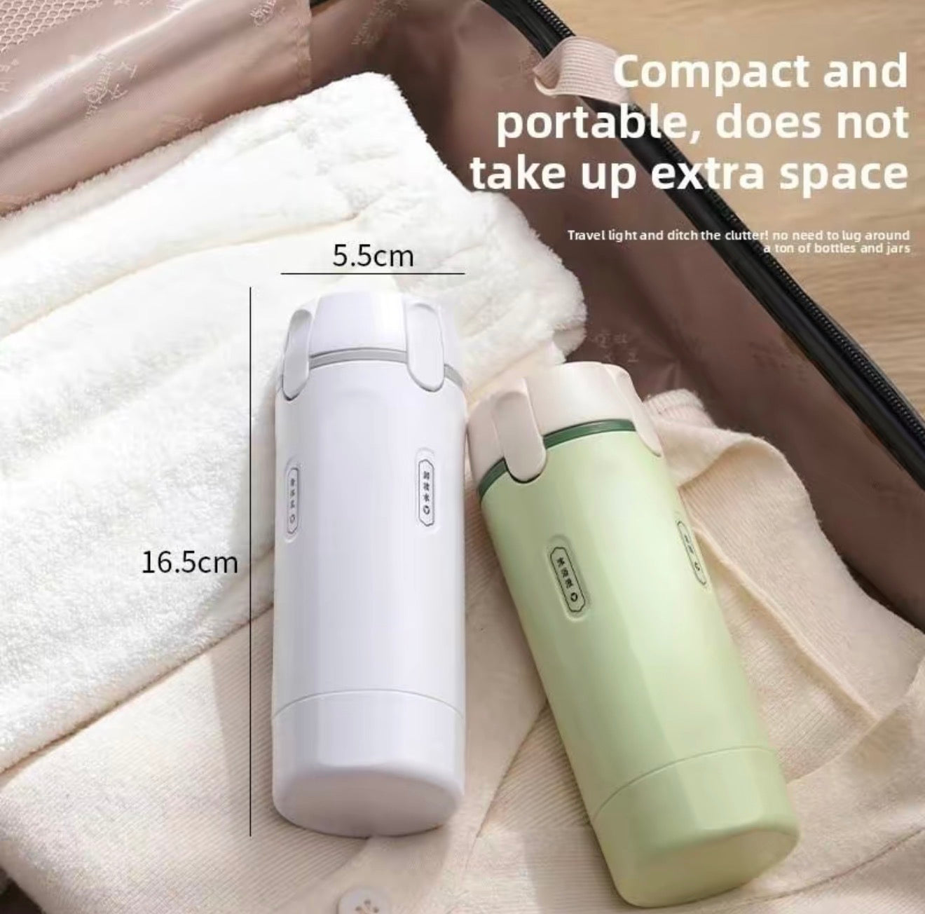 TravelFlow Toiletry Dispenser Bottle