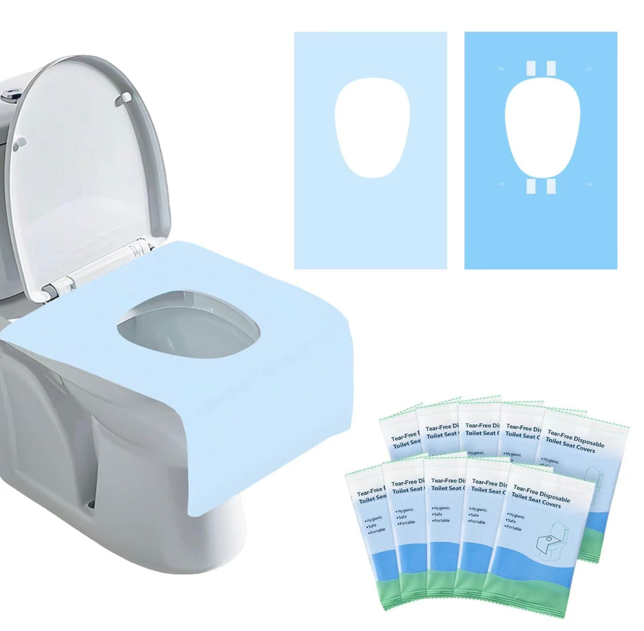 SafeSit Disposable Toilet Seat Covers