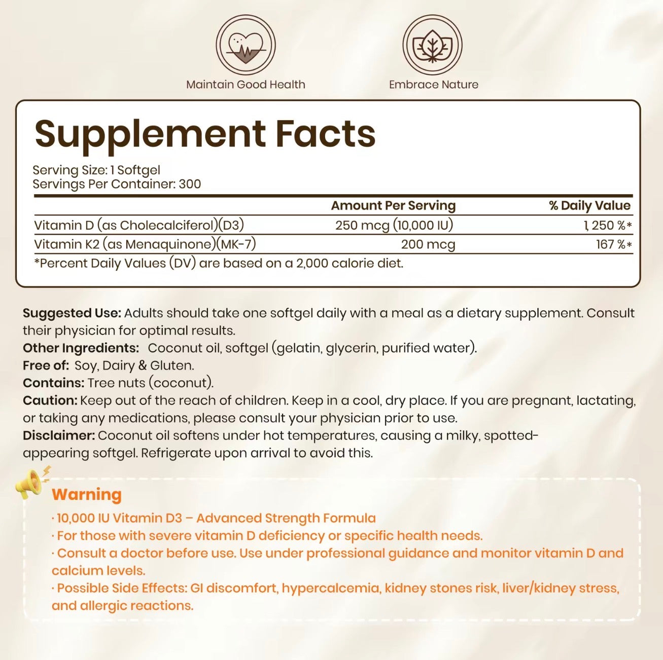 D3K2 CoreVital Softgels