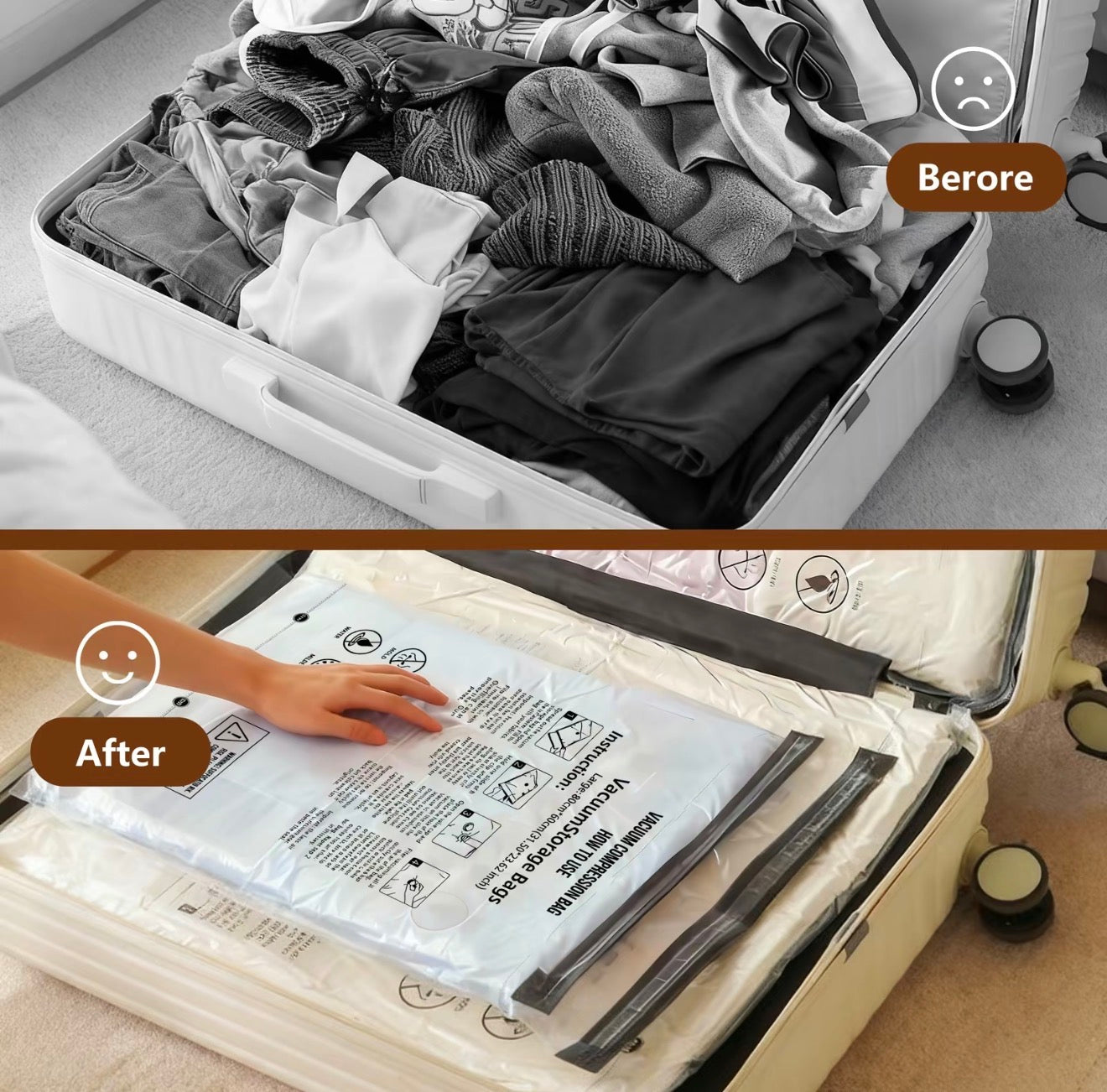 SpaceSeal Travel Compression Bags