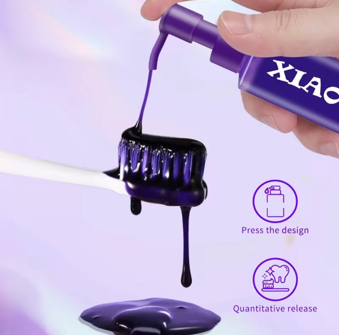 FreshMint Purple Clean Toothpaste