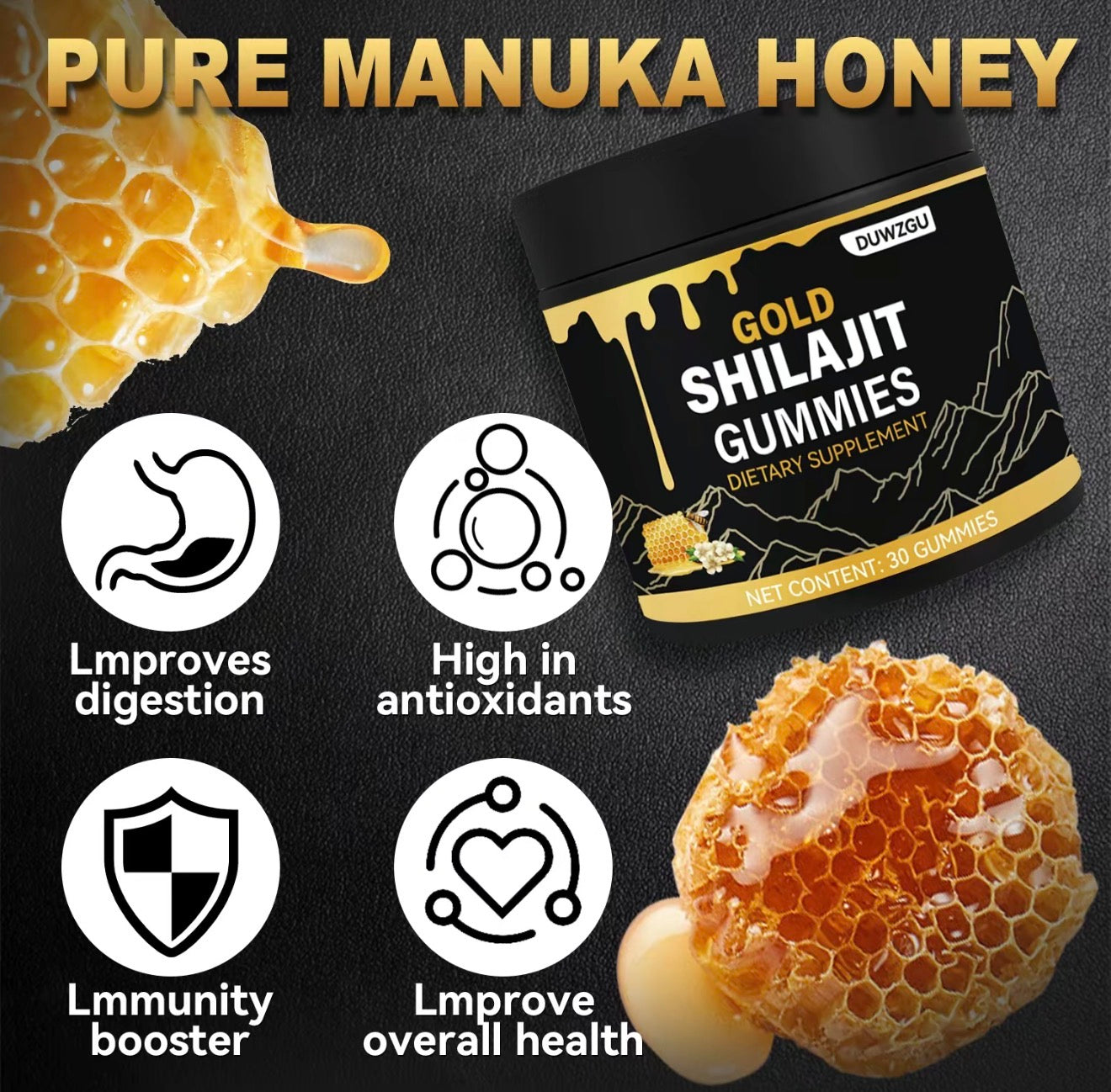 ShilaBoost Energy Gummies