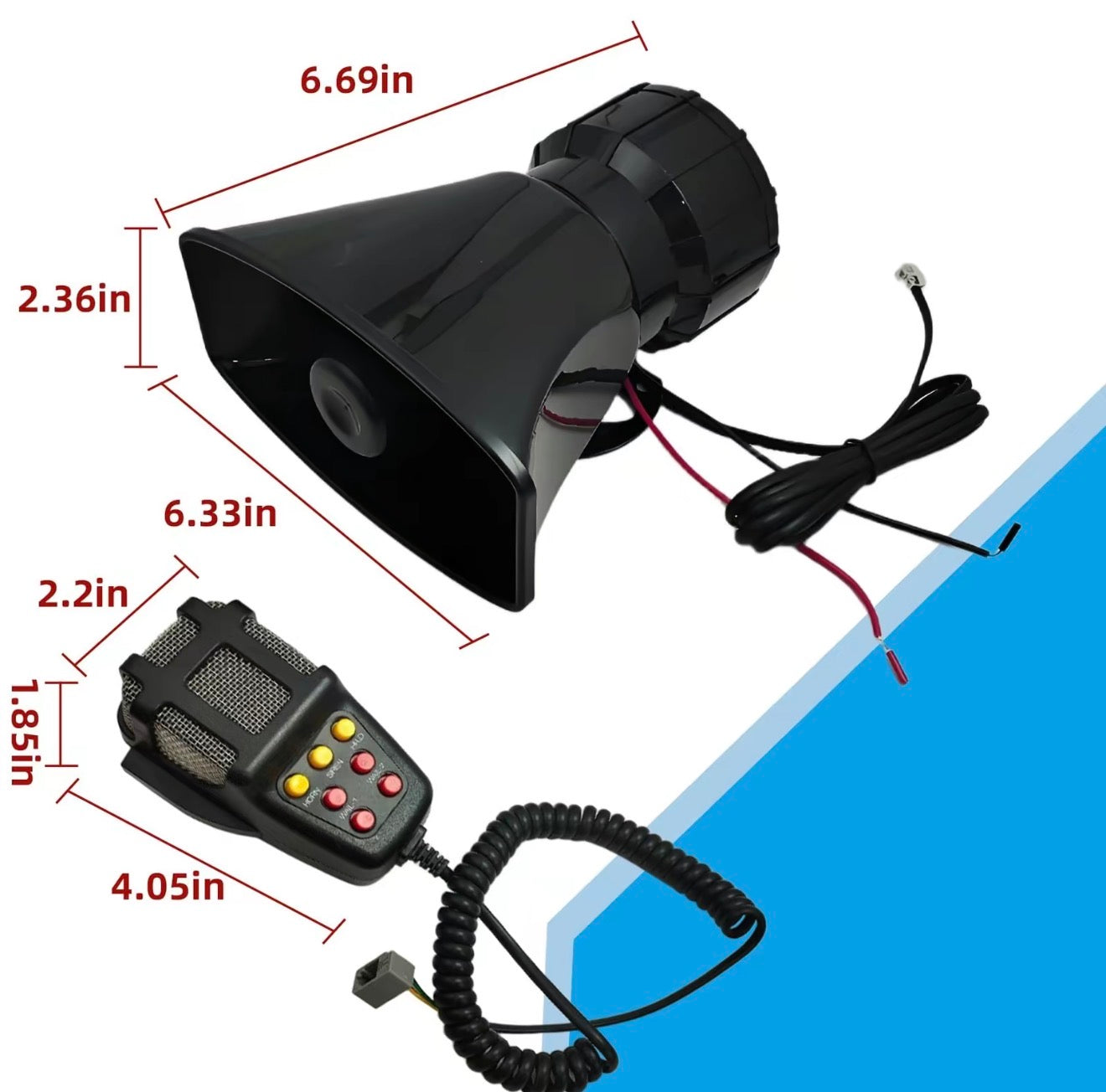 SoundBlaze 7-Tone Car PA Horn