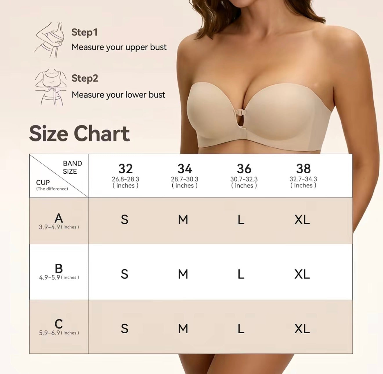 LiftFit Strapless Bra