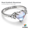 CelticMoon Sterling Love Ring