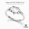 CelticMoon Sterling Love Ring