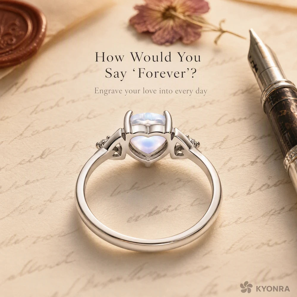 CelticMoon Sterling Love Ring