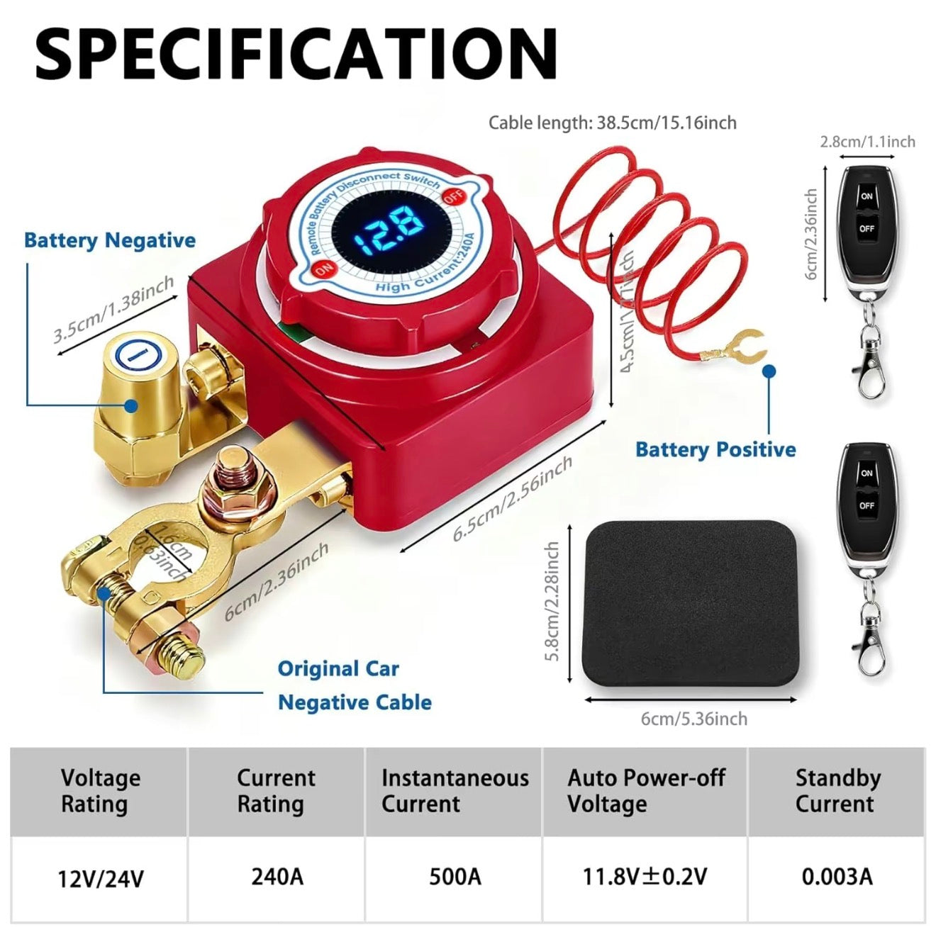 VoltGuard Battery Kill Switch