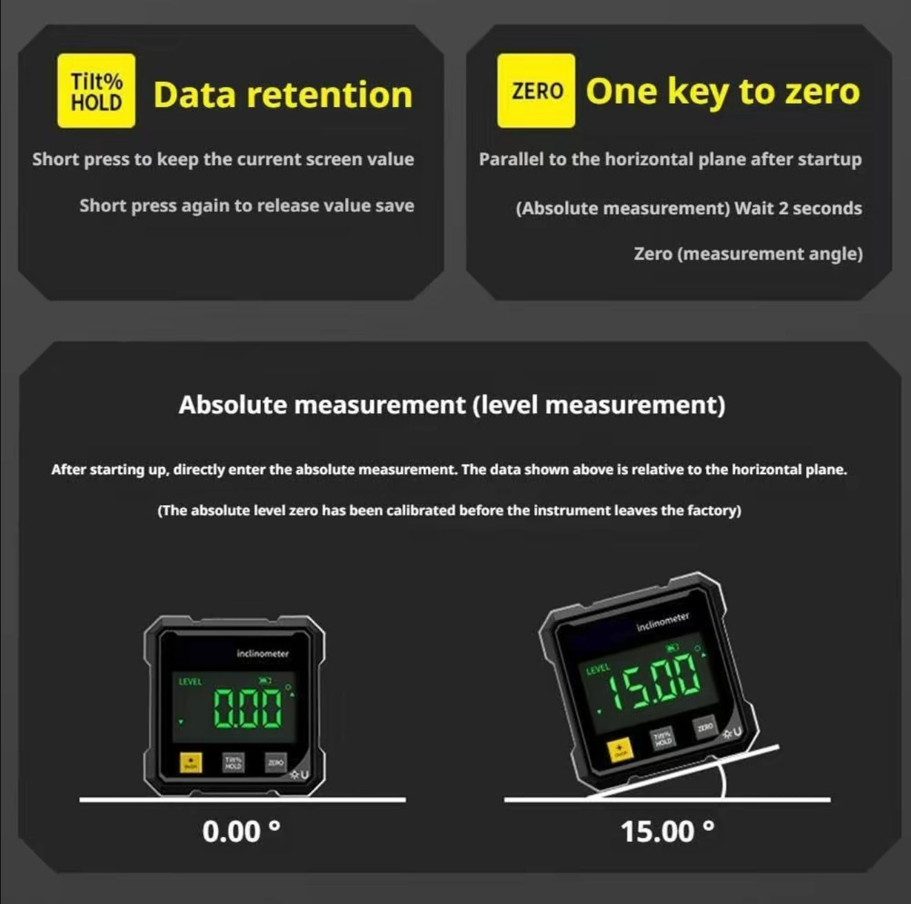 MagnaLaser Digital Angle Meter