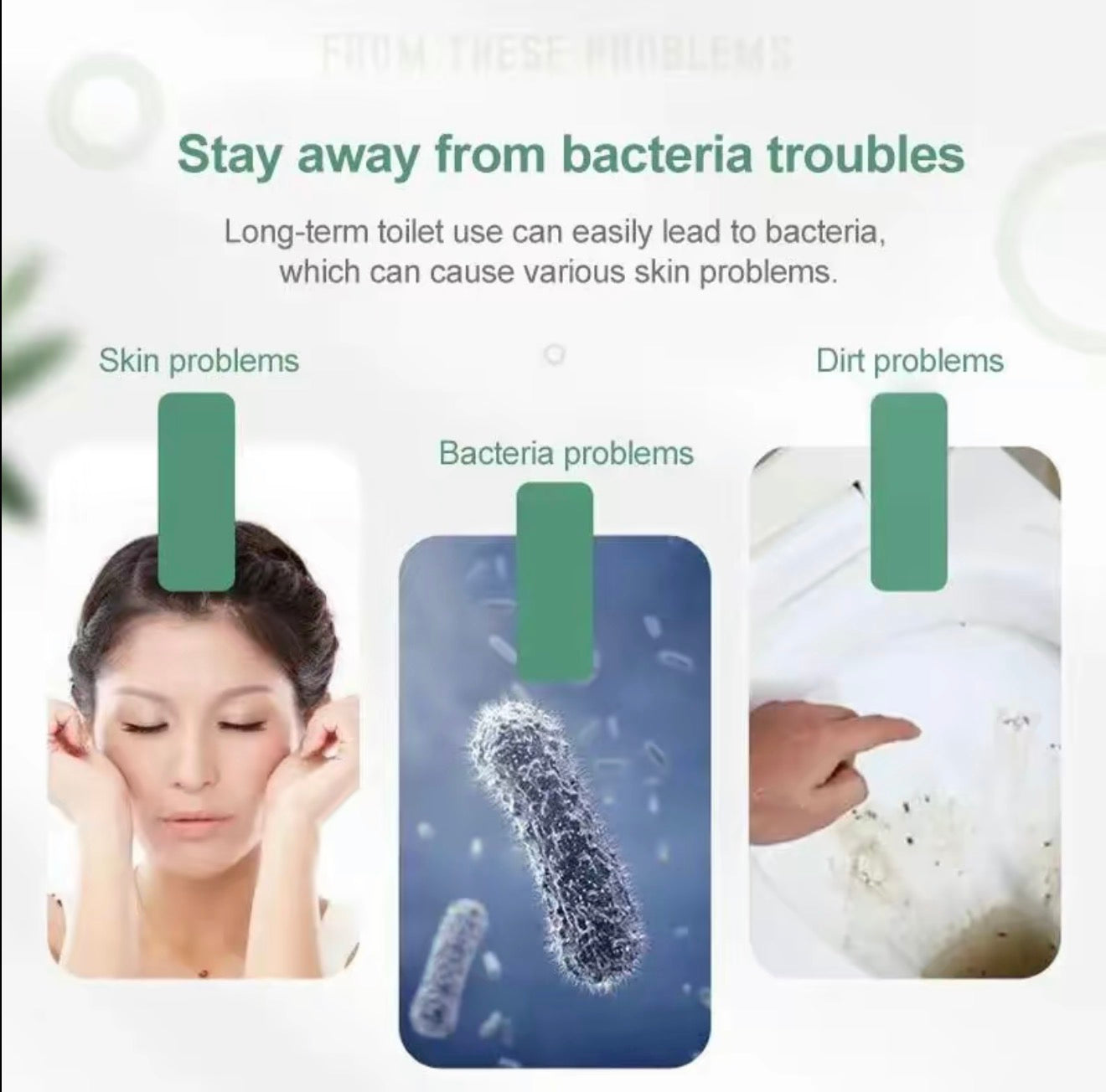 AromaFlush Toilet Gel Cleaner – 1 Box with 3 Packs (42 Fresh Uses)