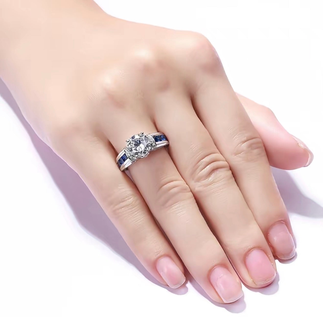 SapphireGlow Ring