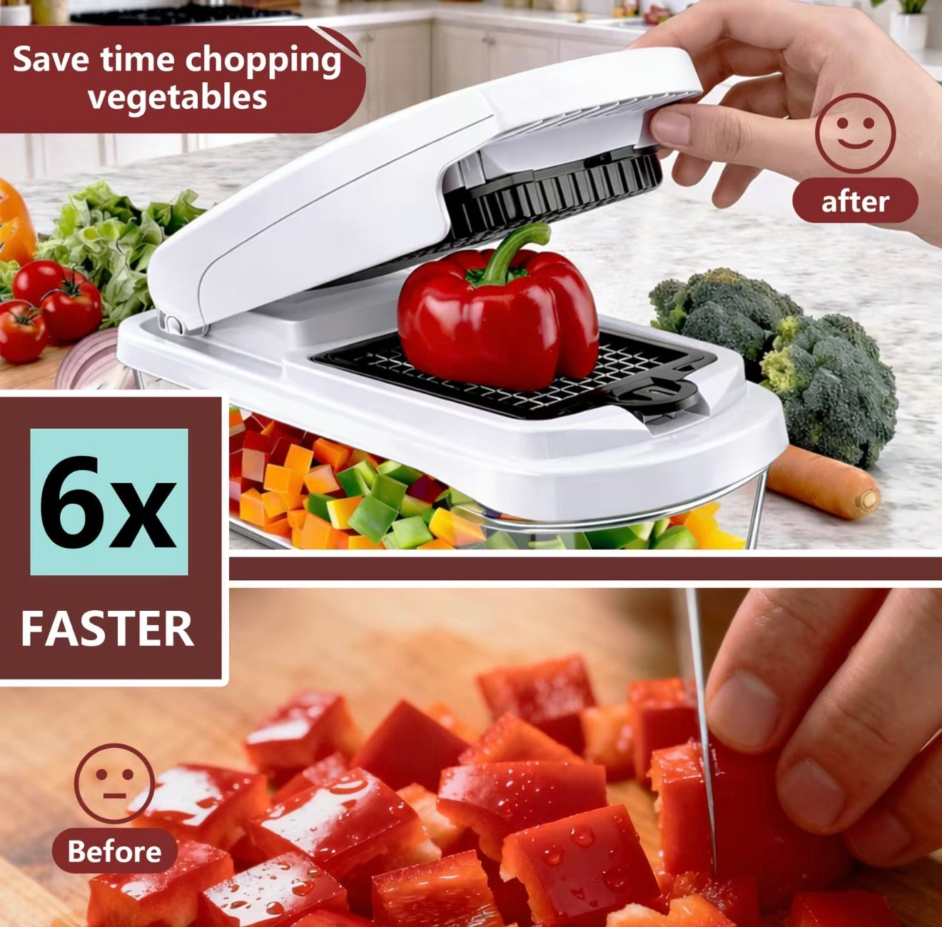 MultiChop 15-in-1 Vegetable Chopper