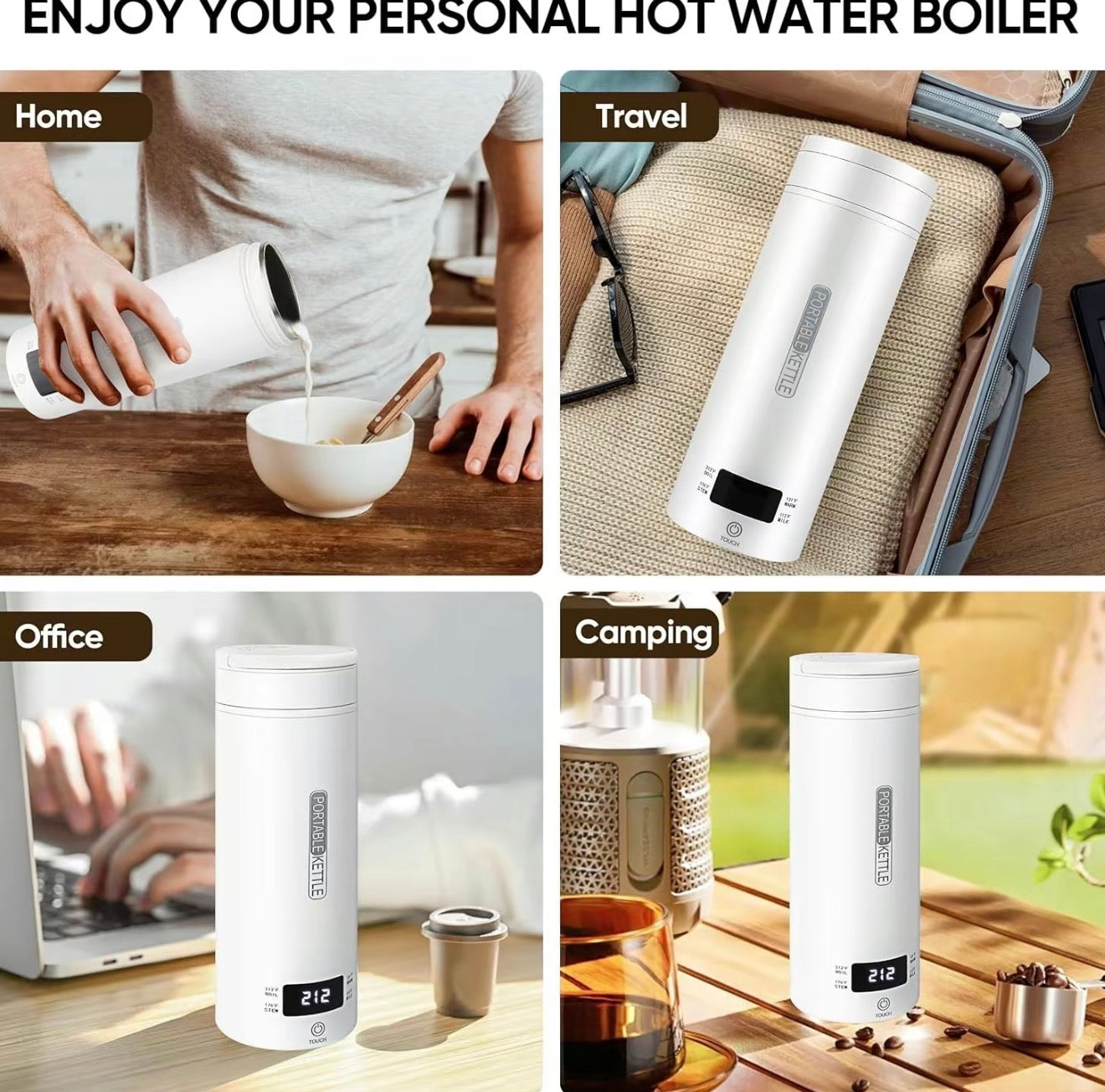 TravelHeat Smart Electric Kettle