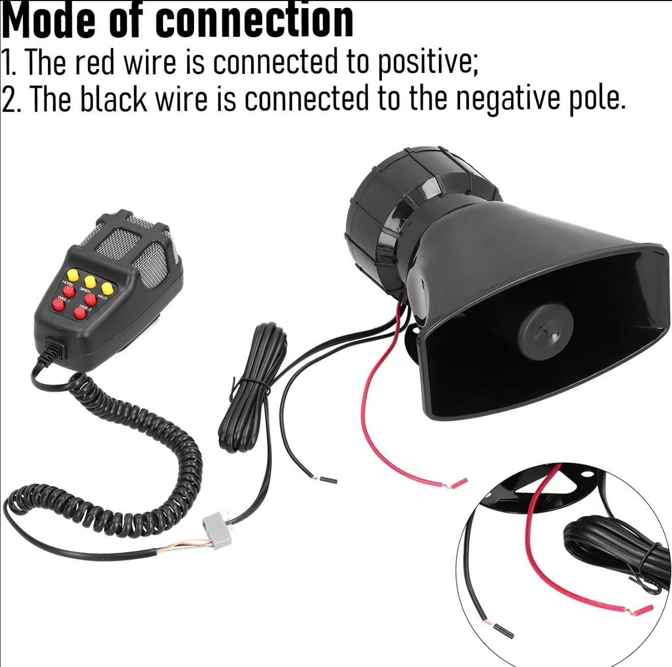 SoundBlaze 7-Tone Car PA Horn