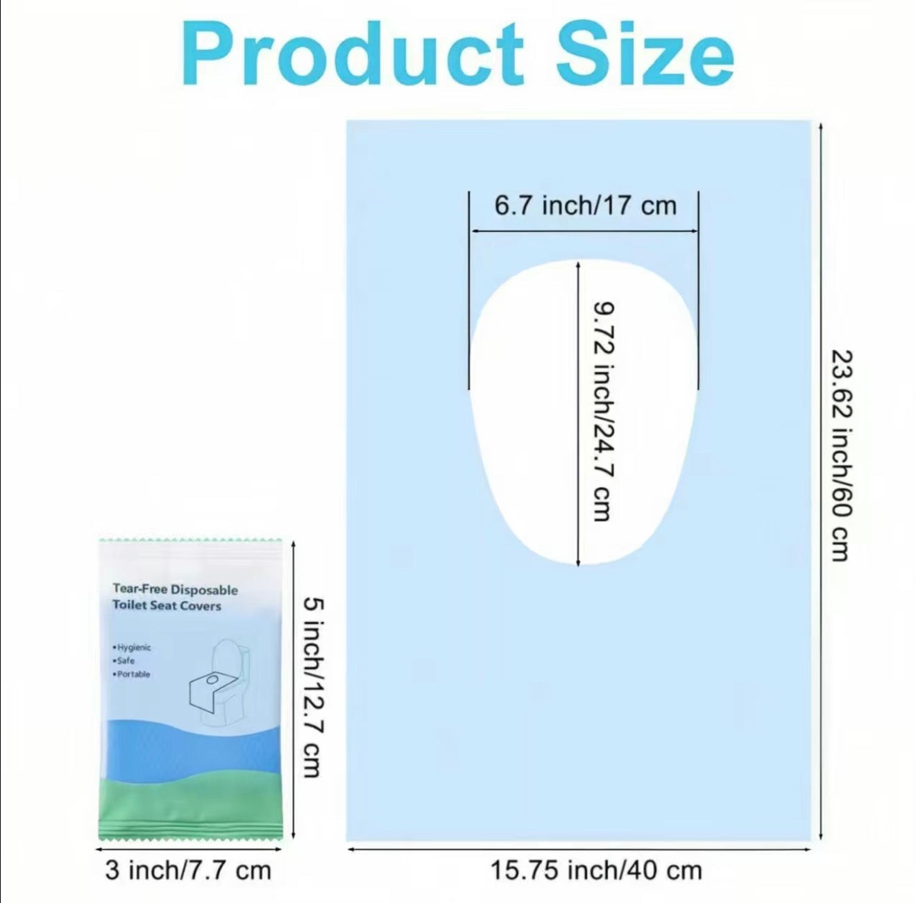 SafeSit Disposable Toilet Seat Covers
