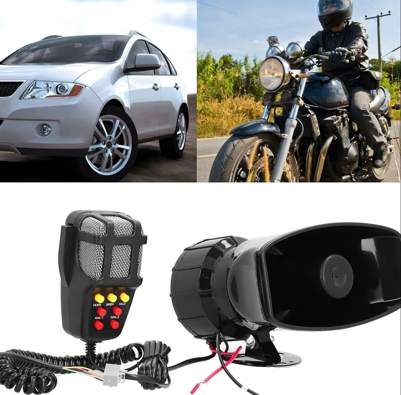 SoundBlaze 7-Tone Car PA Horn