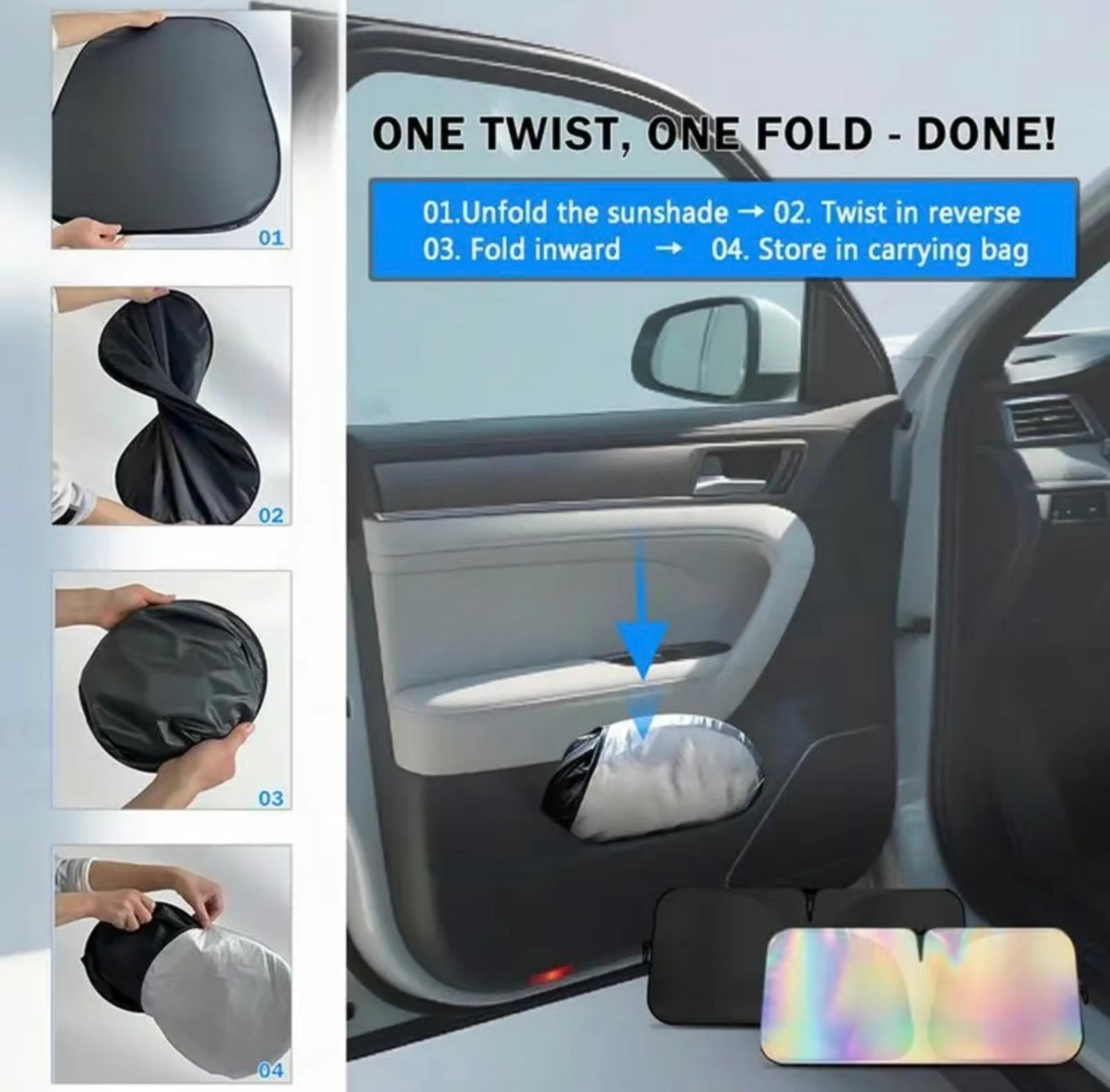 ThermaShield Windshield Sunshade