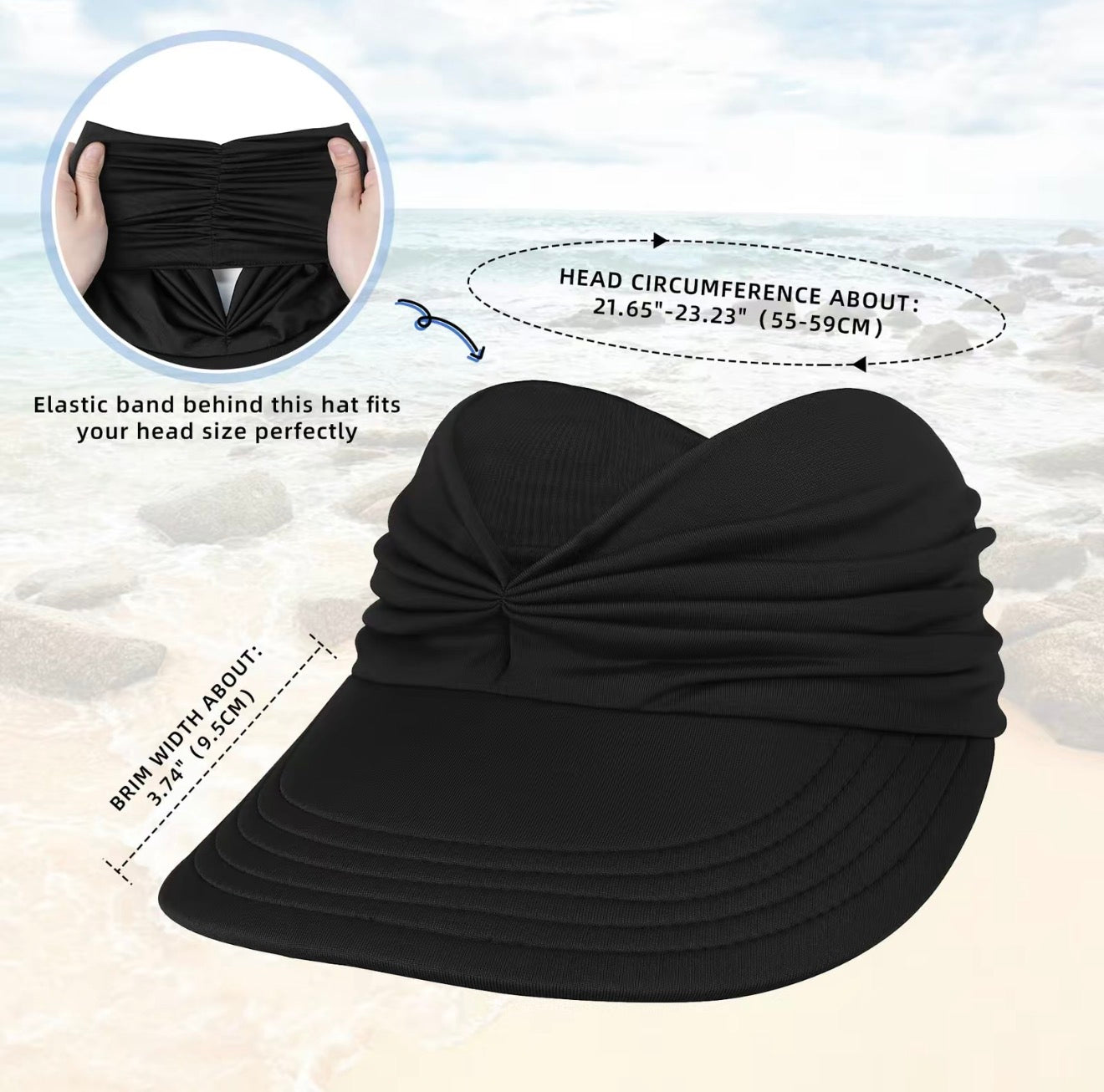 SunGlow Ponytail Hat