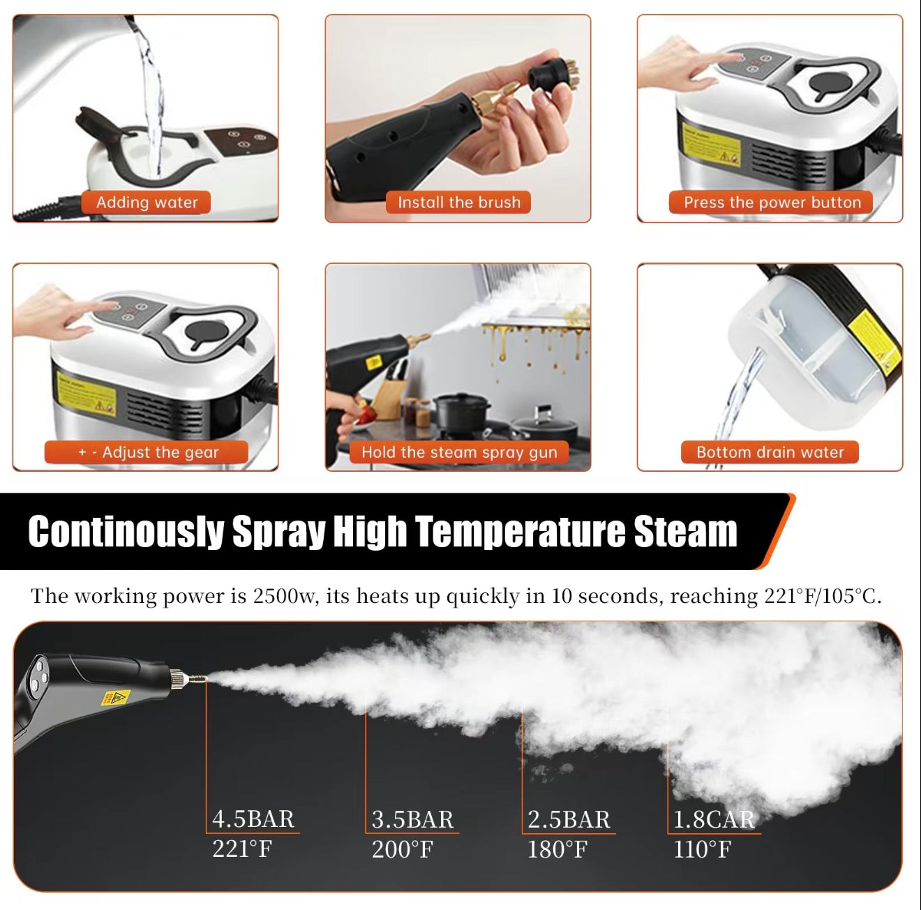 SteamPro Handheld Cleaner