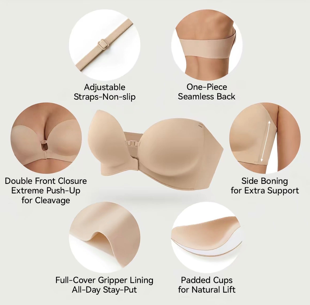 LiftFit Strapless Bra