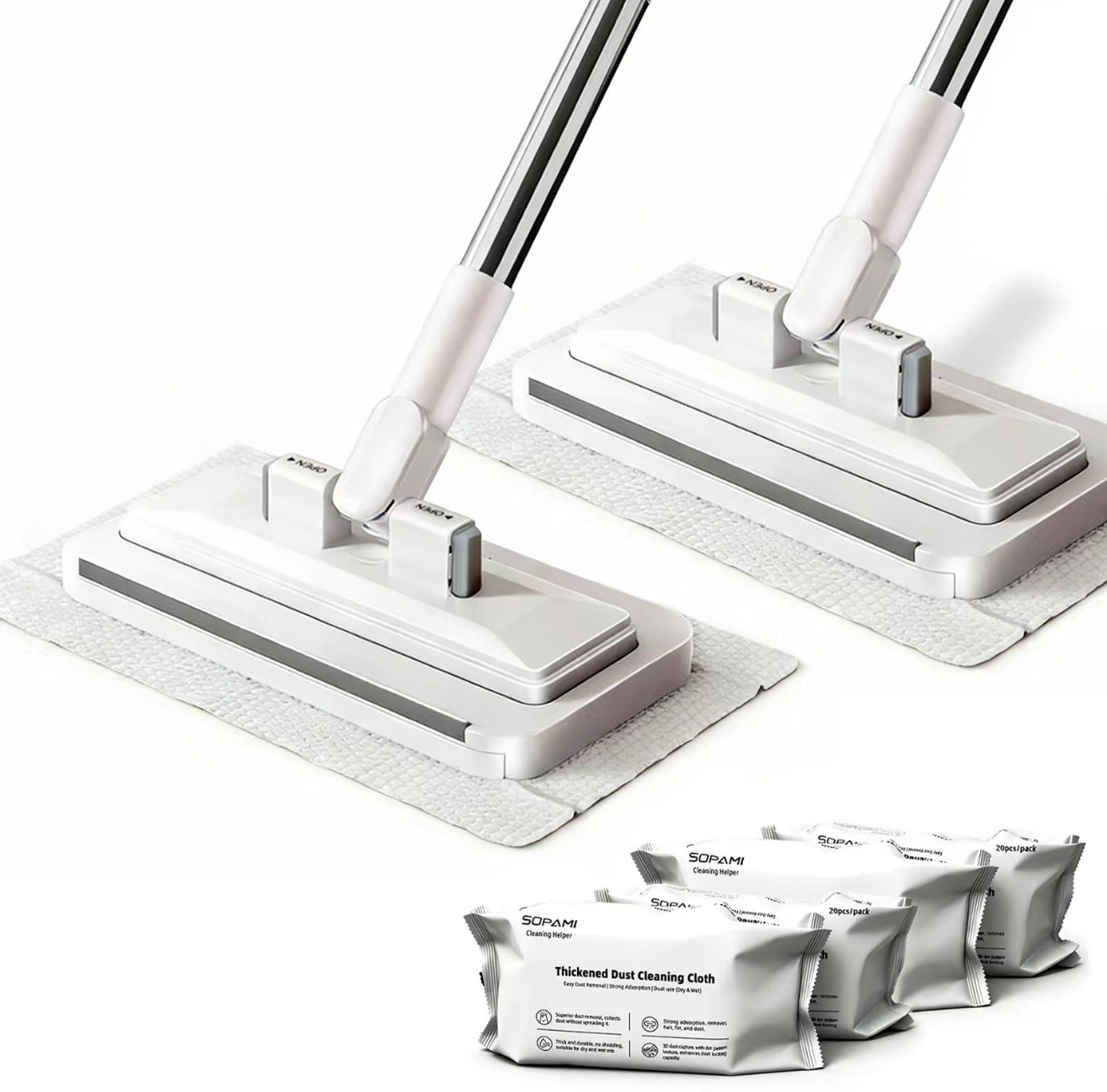 CleanSweep Hands-Free Disposable Mop