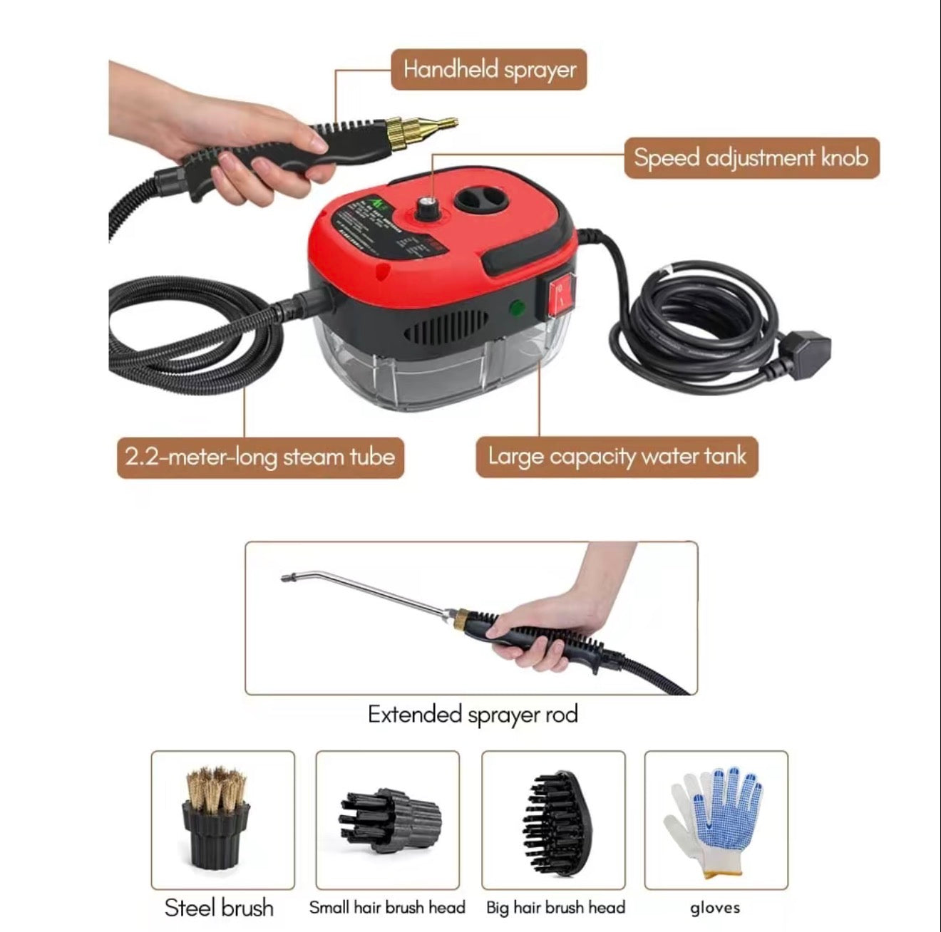 VaporPro Elite Steam Cleaner