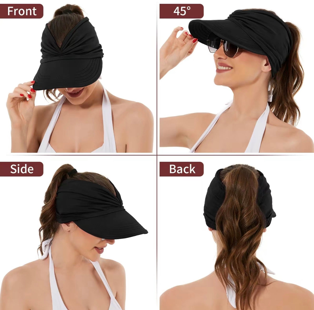 SunGlow Ponytail Hat