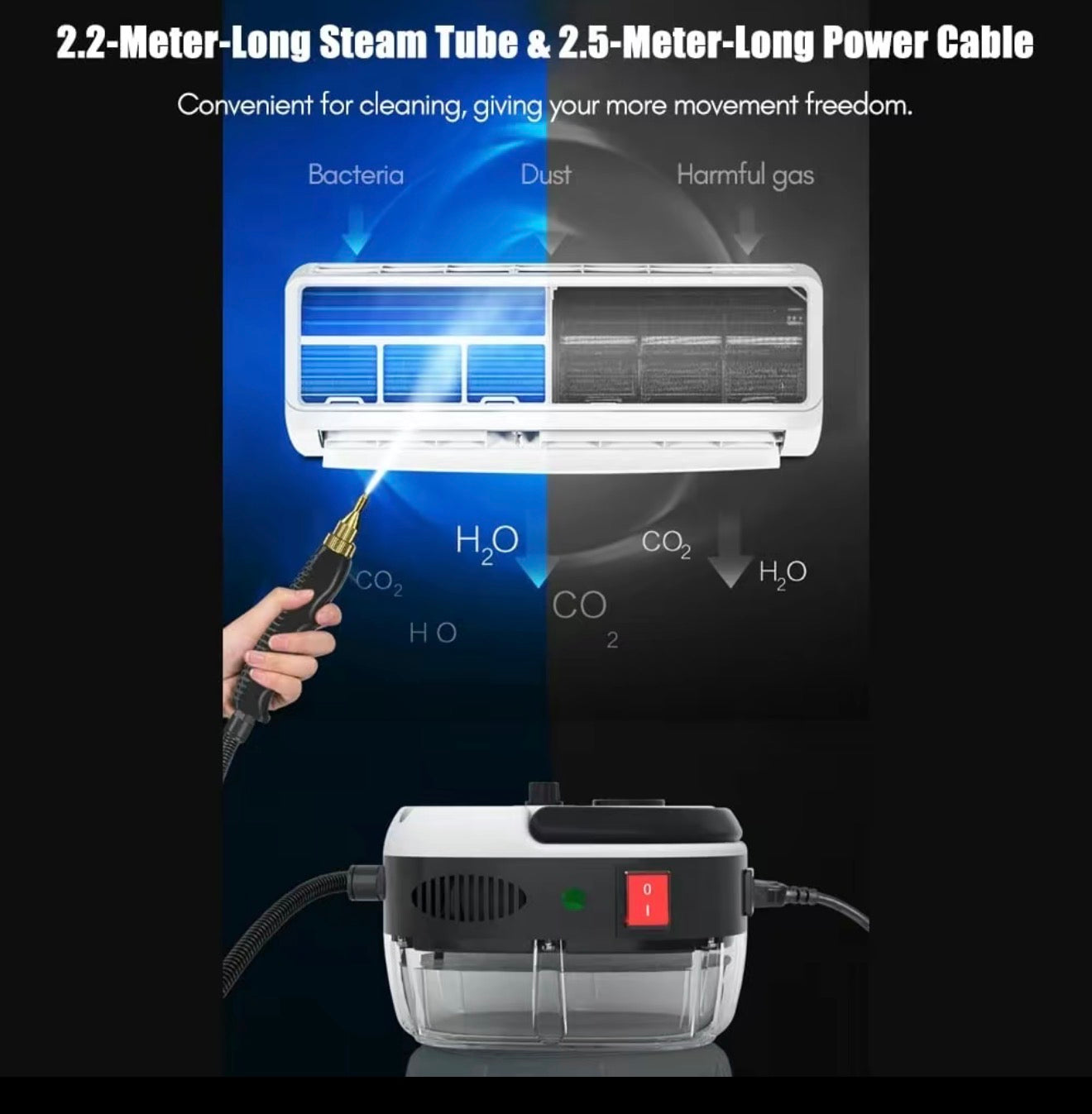 VaporPro Elite Steam Cleaner