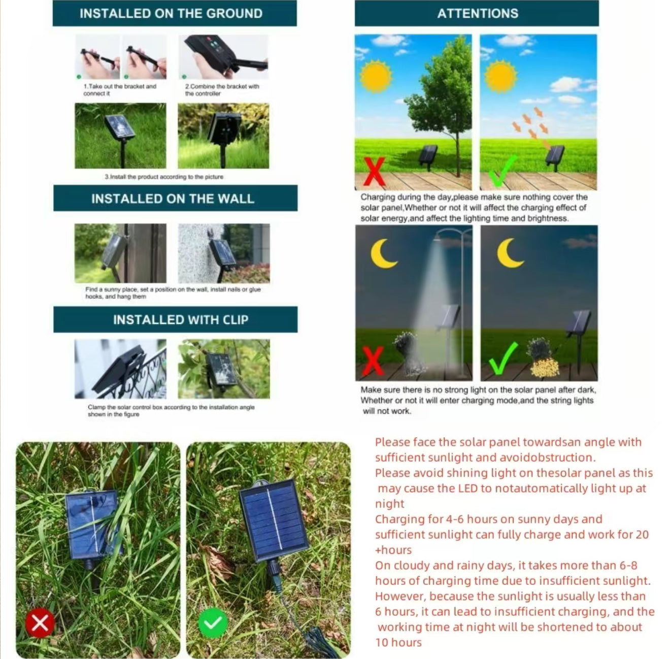 SunGlow Solar String Lights