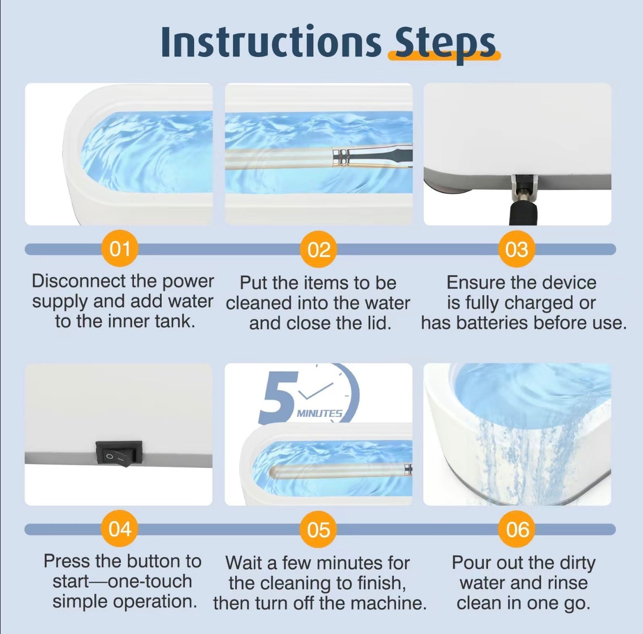 Mini Ultrasonic Cleaner