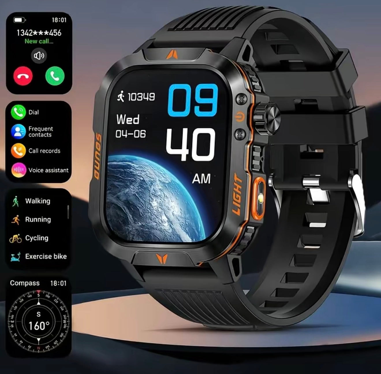 TacticalPro Military Smart Watch