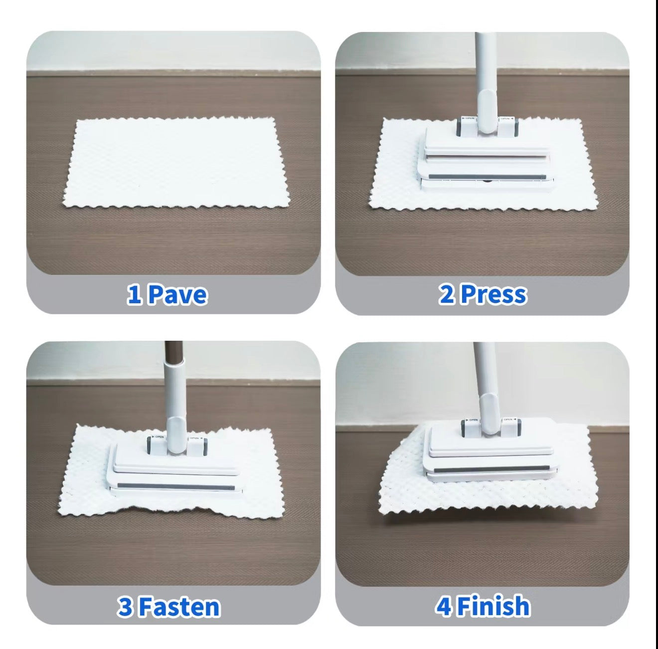 CleanSweep Hands-Free Disposable Mop
