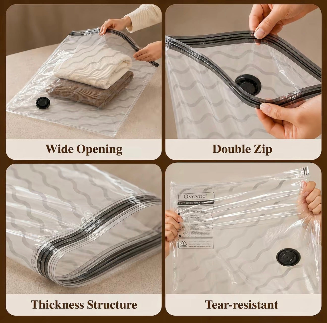 PackSeal Travel Bag Set