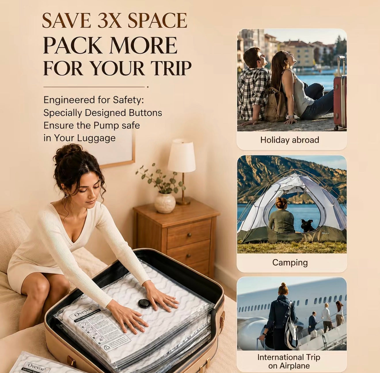 PackSeal Travel Bag Set