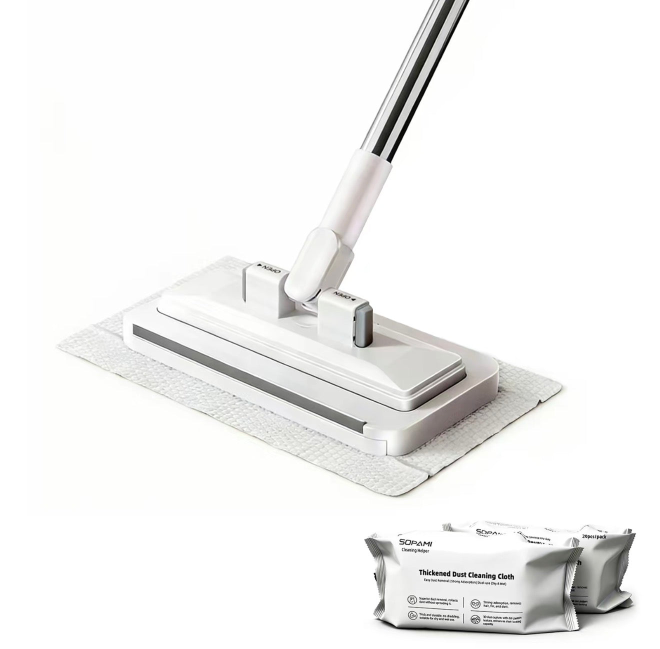 CleanSweep Hands-Free Disposable Mop