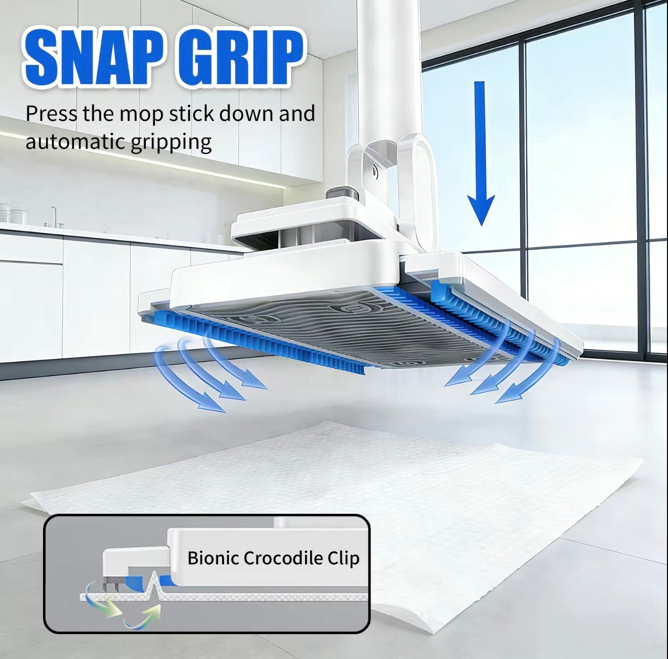 CleanSweep Hands-Free Disposable Mop